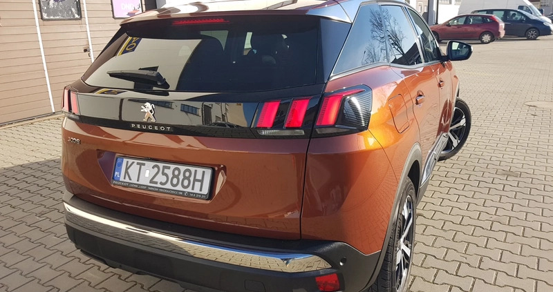 Peugeot 3008 cena 98900 przebieg: 53900, rok produkcji 2018 z Tarnów małe 596